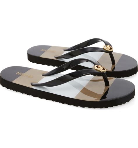 michael kors flip flop|michael kors flip flops women's.